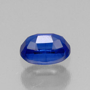 Cianita azul natural de 0,78 ct, corte óvalo, VS-SI