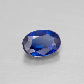 Cianita Azul natural de 0.71 ct, Corte Óvalo, VS-SI