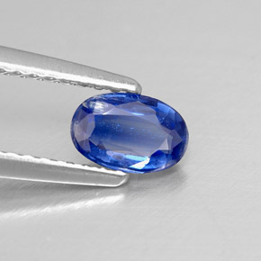 Cianita Azul natural de 0.52 ct, Corte Óvalo, VS-SI