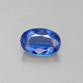 Cianita azul natural de 0,68 ct, corte óvalo, VS-SI