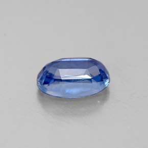 Cianita azul natural de 0,68 ct, corte óvalo, VS-SI