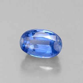 Cianita azul natural de 0,82 ct, corte óvalo, VS-SI
