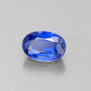 Cianita Azul natural de 0.77 ct, Corte Óvalo, VS-SI