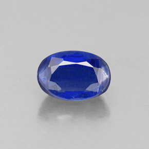 Cianita azul natural de 0,72 ct, corte óvalo, VS-SI