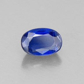 Cianita azul natural de 0,72 ct, corte óvalo, VS-SI