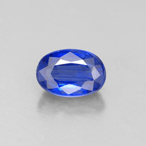 Cianita azul natural de 0,78 ct, corte óvalo, VS-SI