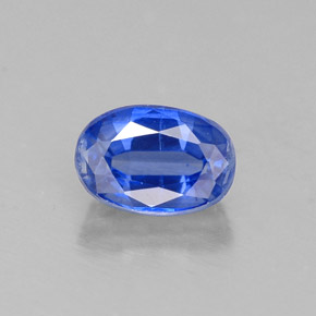 Cianita azul natural de 0,82 ct, corte óvalo, VS-SI