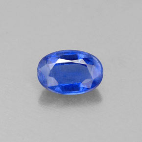 Cianita azul natural de 0,64 ct, corte óvalo, VS-SI