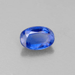Cianita azul natural de 0,64 ct, corte óvalo, VS-SI