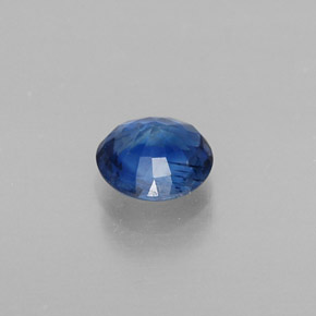 Cianita azul natural de 0,46 ct, corte redondo, VS-SI