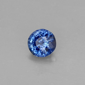 Cianita Azul natural de 0.59 ct, Corte Redondo, SI