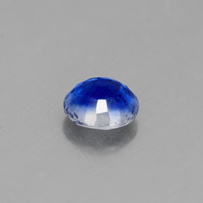 Cianita azul natural de 0,67 ct, corte redondo, VS-SI