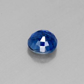 Cianita Azul natural de 0.66 ct, Corte Redondo, VS-SI