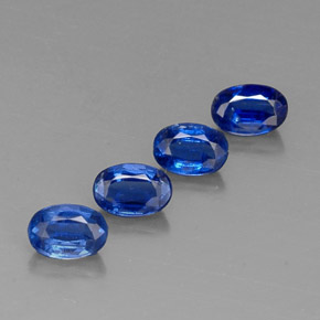 Gemas de cianita azul natural de  ct, corte óvalo, VS-SI