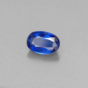 Cianita azul natural de 0,71 ct, corte óvalo, VS-SI