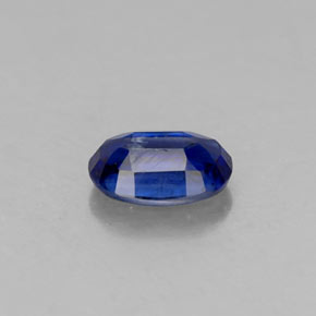Cianita Azul oscuro natural de 0.65 ct, Corte Óvalo, VS-SI