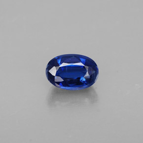 Cianita azul natural de 0,84 ct, corte óvalo, VS-SI