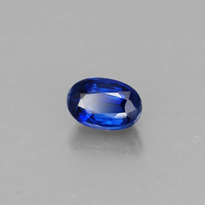 Cianita azul natural de 0,84 ct, corte óvalo, VS-SI