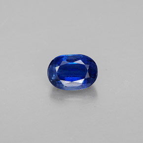 Cianita azul natural de 0,93 ct, corte óvalo, VS-SI