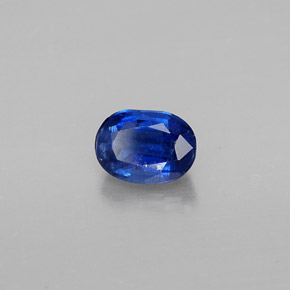 Cianita azul natural de 0,93 ct, corte óvalo, VS-SI