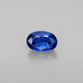 Cianita azul natural de 0,69 ct, corte óvalo, SI