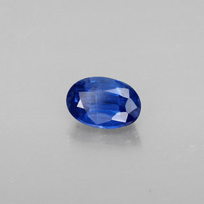 Cianita azul natural de 0,69 ct, corte óvalo, SI
