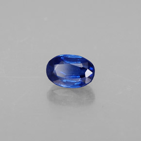 Cianita azul natural de 0,68 ct, corte óvalo, VS-SI