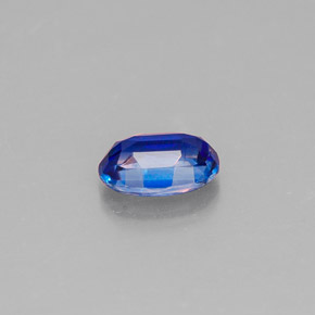 Cianita azul natural de 0,58 ct, corte óvalo, VS-SI