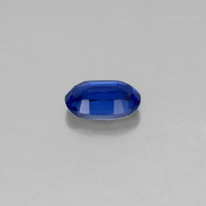 Cianita azul natural de 0,58 ct, corte óvalo, VS