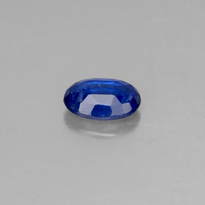 Cianita azul natural de 0,61 ct, corte óvalo, SI