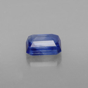 Cianita azul natural de 0,96 ct, corte esmeralda, VS