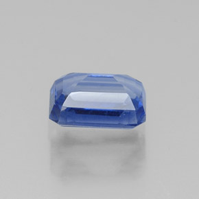 Cianita Azul natural de 0.87 ct, corte esmeralda, VS-SI