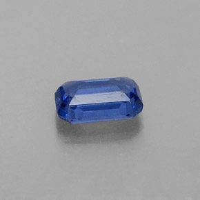 Cianita Azul natural de 0.58 ct, corte esmeralda, VS-SI