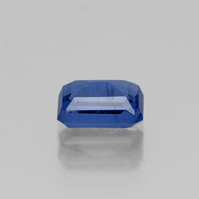 Cianita Azul natural de 0.83 ct, corte esmeralda, VS-SI