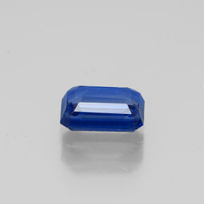 Cianita Azul natural de 0.83 ct, corte esmeralda, VS-SI