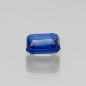Cianita Azul natural de 0.85 ct, corte esmeralda, VS-SI