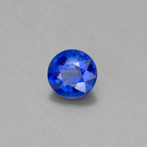 Cianita Azul natural de 0.50 ct, Corte Redondo, VS