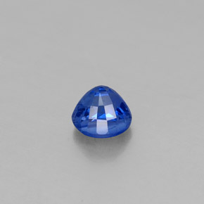 Cianita azul natural de 0,46 ct, corte redondo, VS