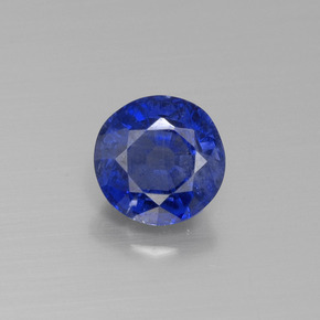 Cianita Azul natural de 1.23 ct, Corte Redondo, VS-SI