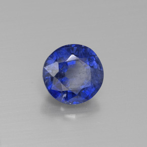 Cianita Azul natural de 1.23 ct, Corte Redondo, VS-SI