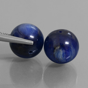 Gemas de Cianita Azul natural de  ct, Esfera / Bola, Opaco
