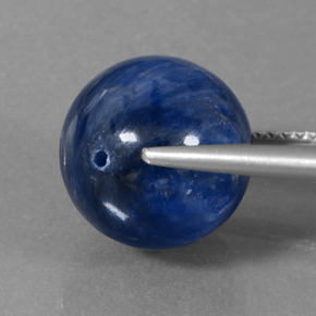 Cianita Azul natural de 16.04 ct, Esfera / Bola, Opaco