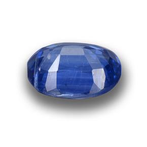 Cianita azul natural de 1,37 ct, corte óvalo, VS-SI