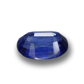 Cianita azul natural de 1,09 ct, corte óvalo, VS-SI