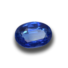 Cianita azul natural de 1,19 ct, corte óvalo, VS-SI