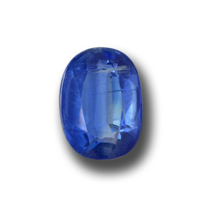 Cianita azul natural de 1,53 ct, corte óvalo, VS-SI