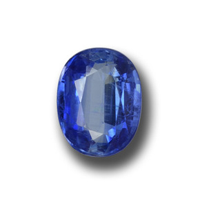 Cianita azul natural de 1,39 ct, corte óvalo, VS-SI