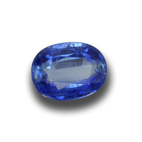 Cianita azul natural de 1,39 ct, corte óvalo, VS-SI