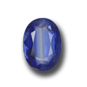 Cianita azul natural de 2,31 ct, corte óvalo, VS-SI