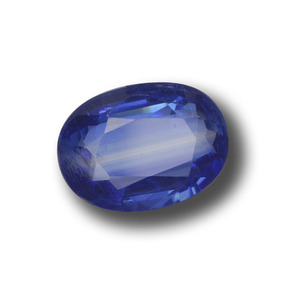 Cianita azul natural de 2,31 ct, corte óvalo, VS-SI